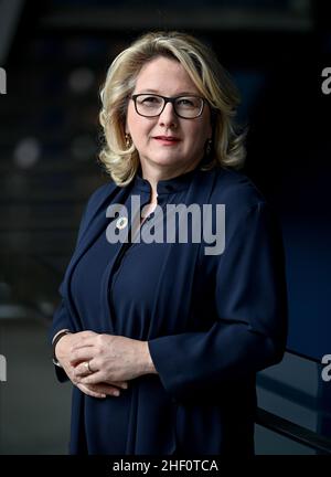 11. Januar 2022, Berlin: Svenja Schulze (SPD), Bundesministerin für wirtschaftliche Zusammenarbeit und Entwicklung. Foto: Britta Pedersen/dpa-Zentralbild/ZB Stockfoto