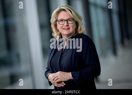 11. Januar 2022, Berlin: Svenja Schulze (SPD), Bundesministerin für wirtschaftliche Zusammenarbeit und Entwicklung. Foto: Britta Pedersen/dpa-Zentralbild/ZB Stockfoto