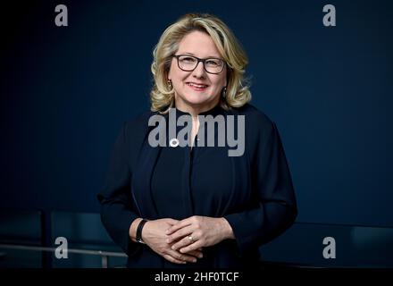 11. Januar 2022, Berlin: Svenja Schulze (SPD), Bundesministerin für wirtschaftliche Zusammenarbeit und Entwicklung. Foto: Britta Pedersen/dpa-Zentralbild/ZB Stockfoto