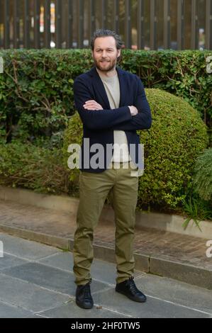 Rom, Italien. 13th Januar 2022. Giorgio Marchesi besucht die Fotoserie La sposa von Rai im Zentrum von Rai, Viale Mazzini. (Foto: Mario Cartelli/SOPA Images/Sipa USA) Quelle: SIPA USA/Alamy Live News Stockfoto