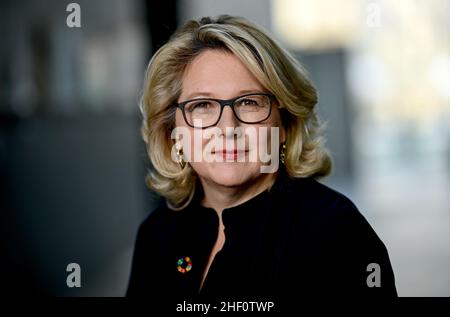 11. Januar 2022, Berlin: Svenja Schulze (SPD), Bundesministerin für wirtschaftliche Zusammenarbeit und Entwicklung. Foto: Britta Pedersen/dpa-Zentralbild/ZB Stockfoto