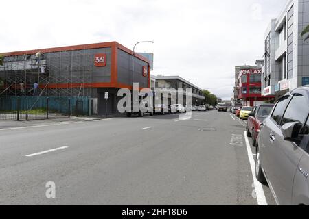 Curepipe est la deuxième ville de Maurice (81 600 Einwohner en 2003). Elle est située sur les hauteurs, presque au Centre de l'île Maurice Stockfoto