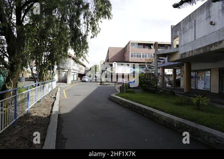 Arcade Salaffa Curepipe, Mauritius Stockfoto