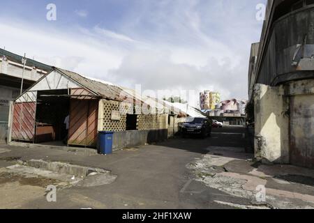 Arcade Salaffa Curepipe, Mauritius Stockfoto