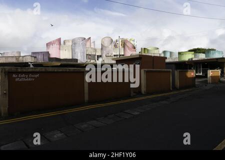 Arcade Salaffa Curepipe, Mauritius Stockfoto