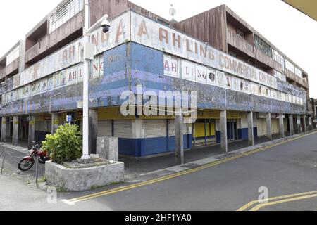 Arcade Salaffa Curepipe, Mauritius Stockfoto