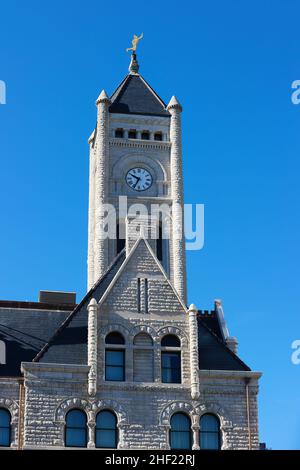 Nashville, Tennessee, USA - 7. November 2021: Früher ein Eisenbahnterminal von Richard Montfort, 1900 für Zugpassagiere gebaut Stockfoto