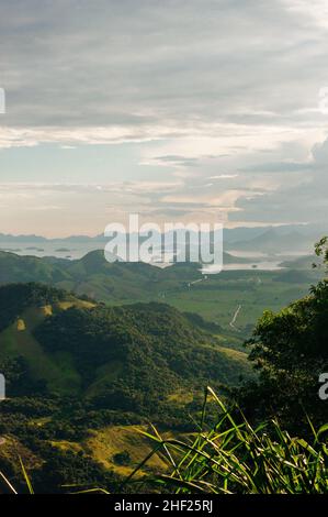 Blick auf die Inseln Angra dos Reis brasil. Hochwertige Fotos Stockfoto