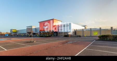 B&Q für den Kauf all Ihrer DIY-Bedürfnisse in Fort Kinnaird, Edinburgh, Schottland, Großbritannien Stockfoto