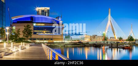 Der TD Garden in Boston, MA, USA. Stockfoto