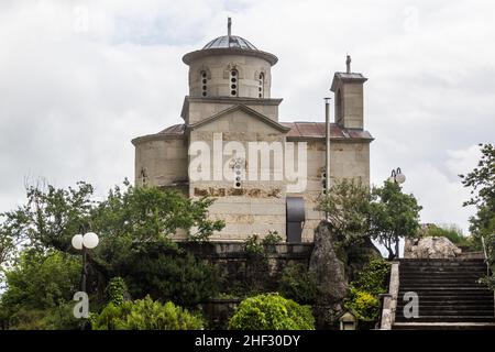 Kirche des heiligen Märtyrers Stanko im Kloster Ostrog, Montenegro Stockfoto