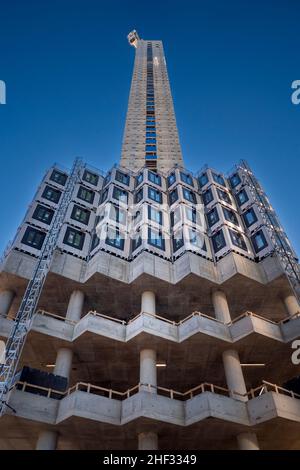 Neue Wohngebäude werden gebaut, Croydon, Surrey, Großbritannien Stockfoto