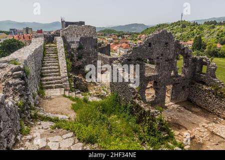 Bedem forres in Niksic, Montenegro Stockfoto