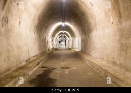 Fußgängertunnel Gric in Zagreb, Kroatien Stockfoto