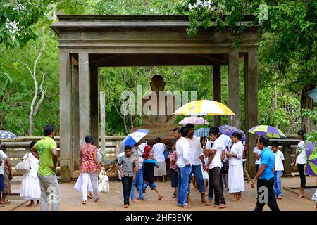 Sri Lanka Anuradhapura - Samadhi Buddha Statue Stockfoto