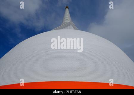 Sri Lanka Mihintale - Maha Stupa - Maha Seya Stockfoto