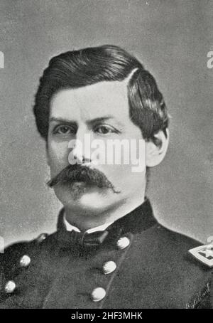 General George B McClellan, Union Army, amerikanischer Bürgerkrieg Stockfoto