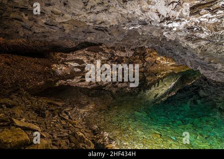 Berühmte Barbarossahöhle in Thüringen, Kyffhaeuser land Stockfoto