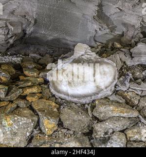 Berühmte Barbarossahöhle in Thüringen, Kyffhaeuser land Stockfoto