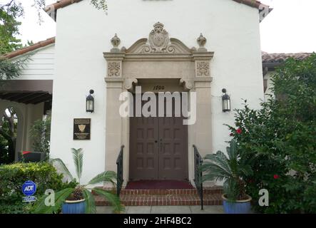 Beverly Hills, California, USA 7th January 2022 Eine allgemeine Sicht auf die Atmosphäre des Beverly Hills Women's Club am 1700. Januar 2022 im Chevy Chase Drive 7 in Beverly Hills, Kalifornien, USA. Zu ihren Veranstaltungen gehörten Douglas Fairbanks, Mary Pickford, Joan Crawford, Gloria Swanson, Norma Shearer, Amelia Earhart. Aktueller Präsident ist Phil Collins Ex-Ehefrau Jill Tavelman, Mutter der Schauspielerin Lily Collins. Foto von Barry King/Alamy Stockfoto Stockfoto