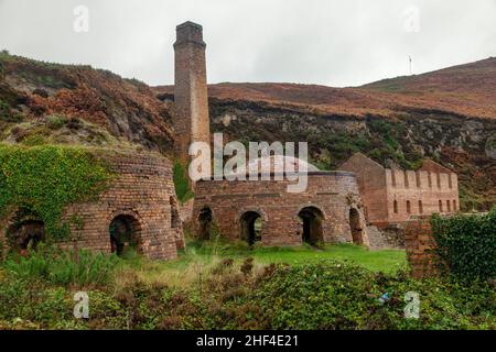 Historische Ziegelei Porth Wen Anglesey North Wales Stockfoto