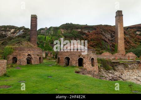 Historische Ziegelei Porth Wen Anglesey North Wales Stockfoto