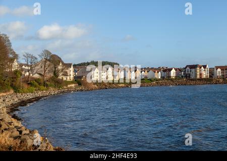 St. David's Harbour entlang des Fife Coastal Path, Fife, Schottland Stockfoto