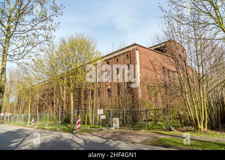 Alte deutsche WW2 V2-Rakete-Fabrik in Peenemünde Stockfoto