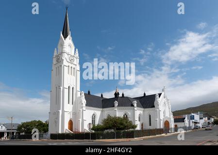 Holländische reformierte Kirche in Bredasdorp, Overberg, Westkap, Südafrika, 20. Dezember 2021. Stockfoto