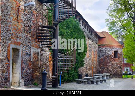 Stadtbefestigung in Zary Stockfoto