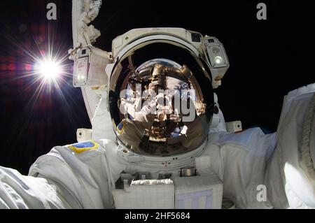 NASA-Astronauten im All - 5th. September 2012. NASA-Foto. Stockfoto