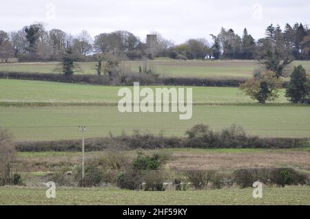 St Mary's Church, Houghton-on-the-Hill, in der Nähe von Swaffham, Norfolk, England, VEREINIGTES KÖNIGREICH Stockfoto