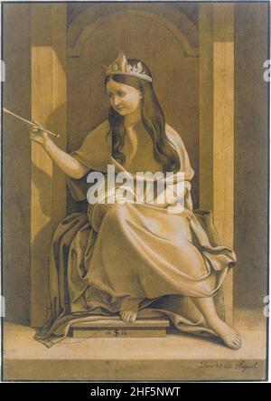 Schnorr von Carolsfeld - Maria Heller als König Salomo. Stockfoto