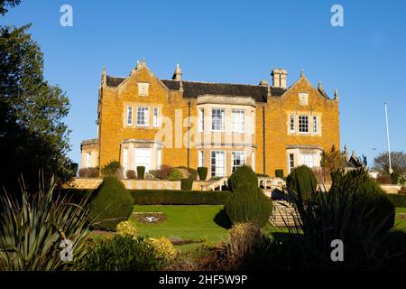 Egerton Lodge Wohnhaus, Wilton Road, Melton Mowbray, Leicestershire, England. Stockfoto