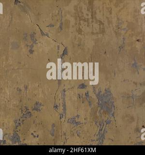 Alte grungy schmutzig rissig lackierten Beton rustikalen Wand Textur Vektor Illustration Stock Vektor