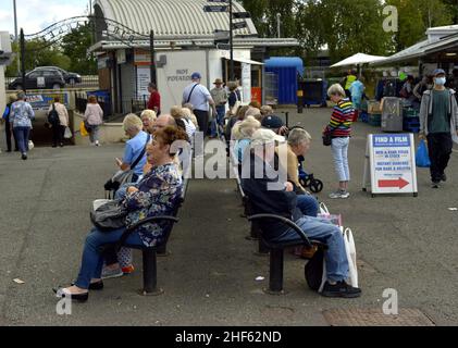 Bury Market Lancashire, England, Großbritannien. Stockfoto