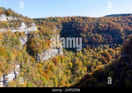 Gorges de Nouailles, Frankreich Stockfoto
