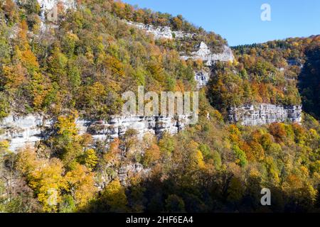 Gorges de Nouailles, Frankreich Stockfoto
