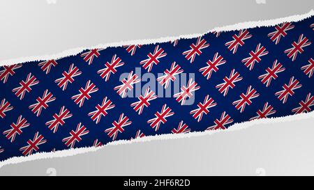 EPS10 Vektor Patriotischer Hintergrund mit England Flaggen Farben. Ein Element der Wirkung für die Verwendung, die Sie daraus machen möchten. Stock Vektor