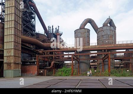 Duisburg, Landschaftspark Duisburg-Nord, Ruhrgebiet, Nordrhein-Westfalen, Deutschland Stockfoto