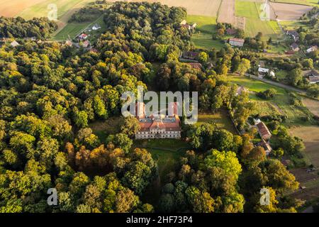 Europa, Polen, Niederschlesien, Grodziec / Gröditzberg Stockfoto