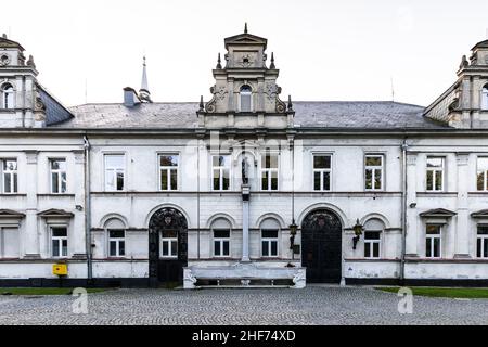 Europa, Polen, Woiwodschaft Opole, Palast in Tulowice Stockfoto