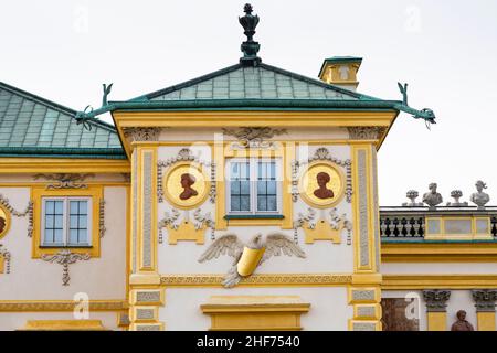 Europa, Polen, Woiwodschaft Masowien, Warschau - Wilanow-Palast Stockfoto