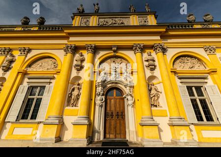 Europa, Polen, Woiwodschaft Masowien, Warschau - Wilanow-Palast Stockfoto