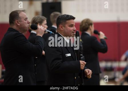 Seegesänge besuchen den Genfer See (33445422294). Stockfoto