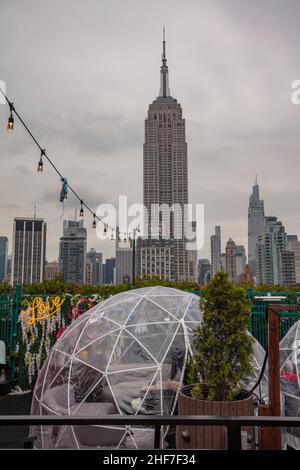 USA, New York City, Manhattan, 230 Fifth Rooftop Bar Stockfoto