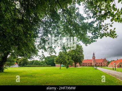 Randers, Overgard (Overgaard) Castle in Udbyneder, Jylland, Jütland, Dänemark Stockfoto