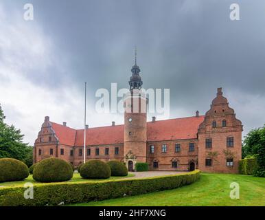 Randers, Overgard (Overgaard) Castle in Udbyneder, Jylland, Jütland, Dänemark Stockfoto