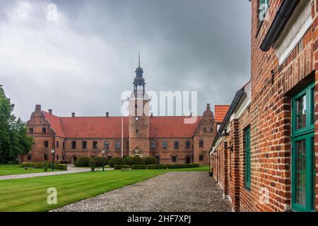 Randers, Overgard (Overgaard) Castle in Udbyneder, Jylland, Jütland, Dänemark Stockfoto