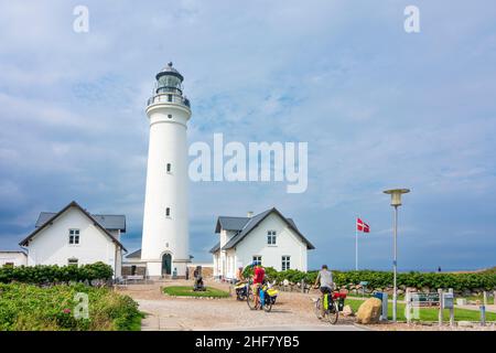 Hjoerring, Leuchtturm Hirtshals fyr in Hirtshals, Jylland, Jütland, Dänemark Stockfoto